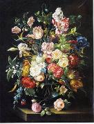 unknow artist Floral, beautiful classical still life of flowers 010 painting